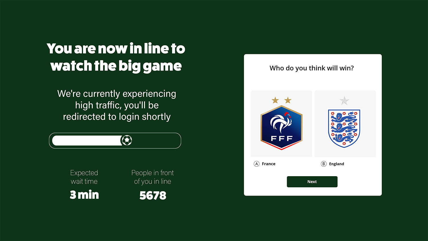 Waiting Room Mock Up For Football